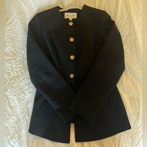 Harver + Blair London Black Women's Button-Front Jacket XS - CBK core